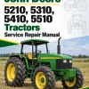 John Deere 5210, 5310, 5410, 5510 Tractors Service Repair Manual (TM1716)