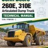 John Deere 260E, 310E Articulated Dump Truck Technical Manual (S.N. F708125 - )
