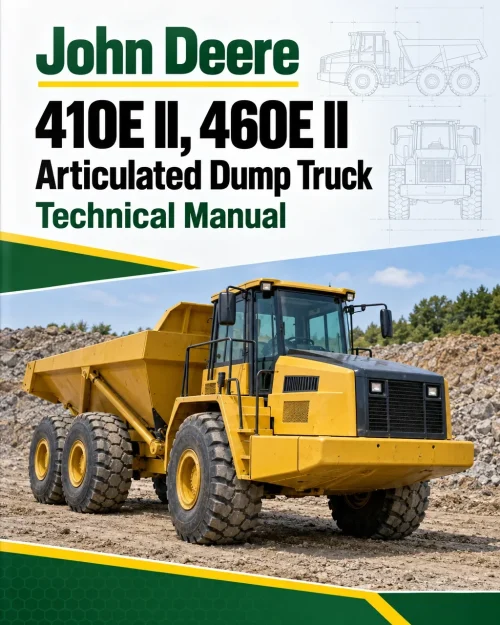 John Deere 410E II, 460E II Articulated Dump Truck Technical Manual (S.N. F708125 - )