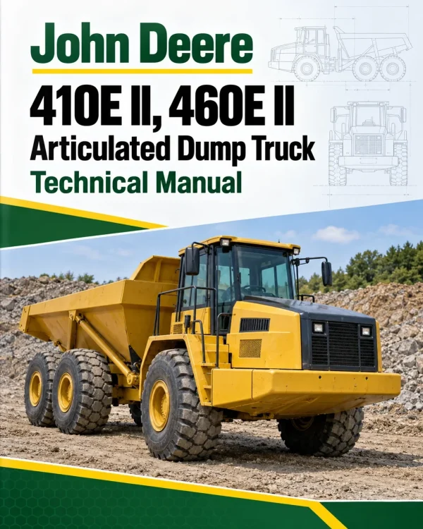 John Deere 410E II, 460E II Articulated Dump Truck Technical Manual (S.N. F708125 - )