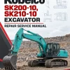 Kobelco SK200-10, SK210-10 Excavator Repair Service Manual