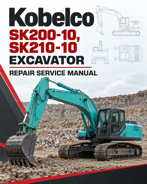 Kobelco SK200-10, SK210-10 Excavator Repair Service Manual