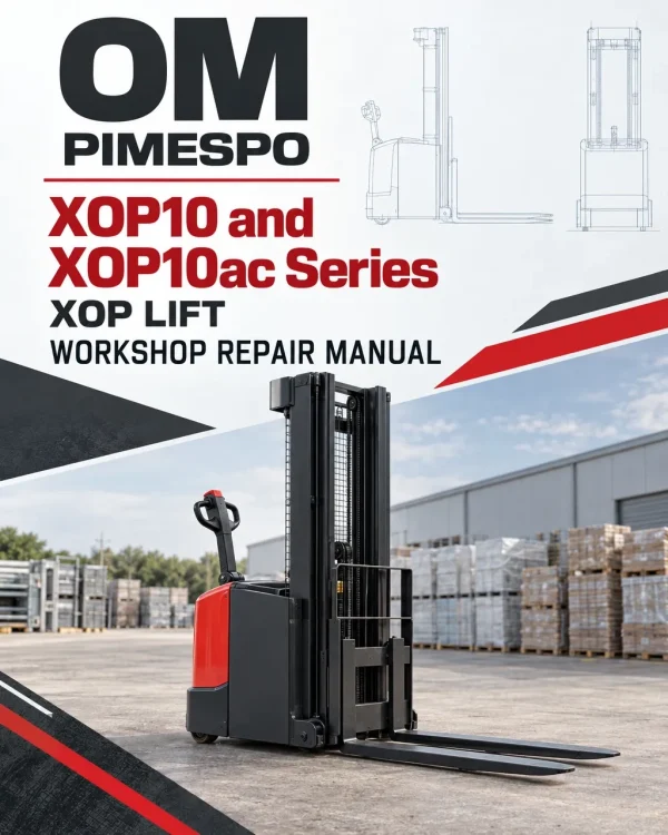OM Pimespo XOP10 and XOP10ac Series XOP Lift Workshop Repair Manual
