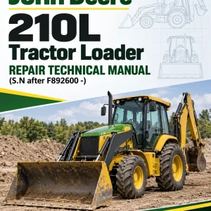 John Deere 210L Tractor Loader Repair Technical Manual (S.N after F892600 -) John Deere 210L Tractor Loader Repair Technical Manual (S.N after F892600 -)