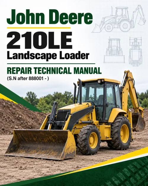 John Deere 210LE Landscape Loader Repair Technical Manual (S.N after 888001 - ) John Deere 210LE Landscape Loader Repair Technical Manual (S.N after 888001 - )