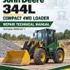 John Deere 344L Compact 4WD Loader Repair Technical Manual (S.N after B043142 -)