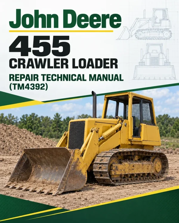John Deere 455 Crawler Loader Repair Technical Manual (TM4392)