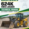 John Deere 624K 4WD Loader Technical Manual (S.N C658065 & D658065 - 677548 )