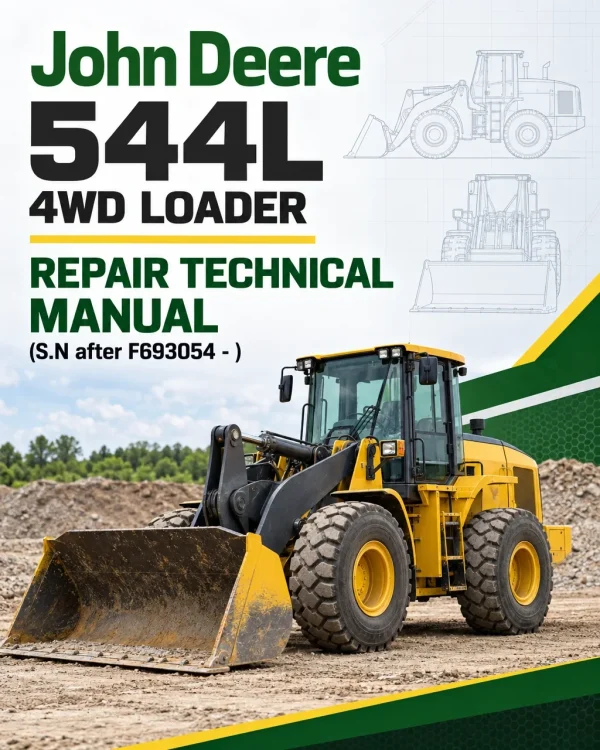 John Deere 544L 4WD Loader Repair Technical Manual (S.N after F693054 - )