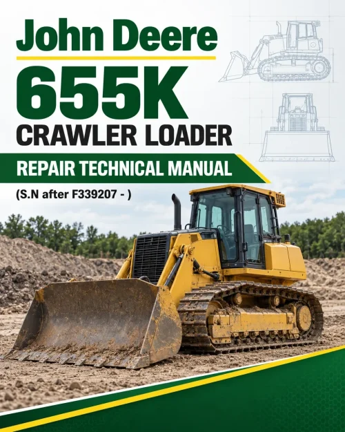 John Deere 655K Crawler Loader Repair Technical Manual (S.N after F339207 - ) John Deere 655K Crawler Loader Repair Technical Manual (S.N after F339207 - )