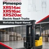 OM Pimespo XRS14ac, XRS16ac, XRS20ac Electric Reach Trucks Workshop Repair Manual OM Pimespo XRS14ac, XRS16ac, XRS20ac Electric Reach Trucks Workshop Repair Manual