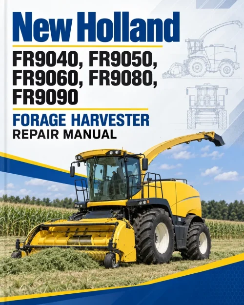 New Holland FR9040, FR9050, FR9060, FR9080, FR9090 Forage Harvester Repair Manual