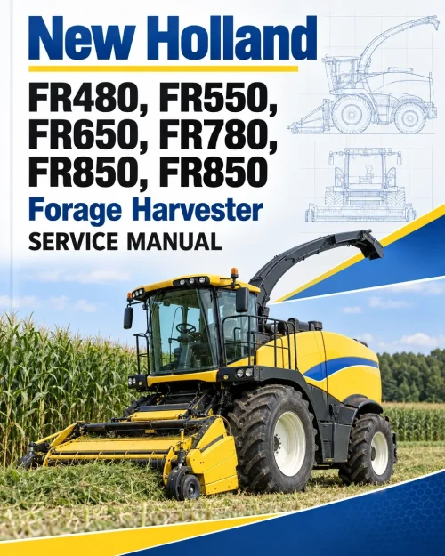 New Holland FR480, FR550, FR650, FR780, FR850, FR850 Forage Harvester Service Manual New Holland FR480, FR550, FR650, FR780, FR850, FR850 Forage Harvester Service Manual