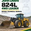 John Deere 824L 4WD Loader Repair Technical Manual (S.N D697293 - )