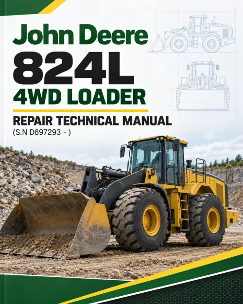 John Deere 824L 4WD Loader Repair Technical Manual (S.N D697293 - ) John Deere 824L 4WD Loader Repair Technical Manual (S.N D697293 - )