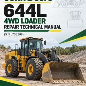 John Deere 644L 4WD Loader Repair Technical Manual (S.N L705208 - ) John Deere 644L 4WD Loader Repair Technical Manual (S.N L705208 - )