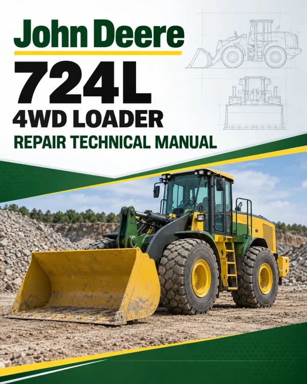 John Deere 724L 4WD Loader Repair Technical Manual (S.N L705208 - )