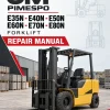 OM Pimespo E35N-E40N-E50N-E60N-E70N-E80N Forklift Repair Manual