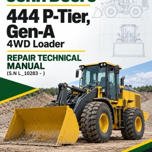John Deere 444 P-Tier, Gen-A 4WD Loader Repair Technical Manual (S.N L_10283 - )