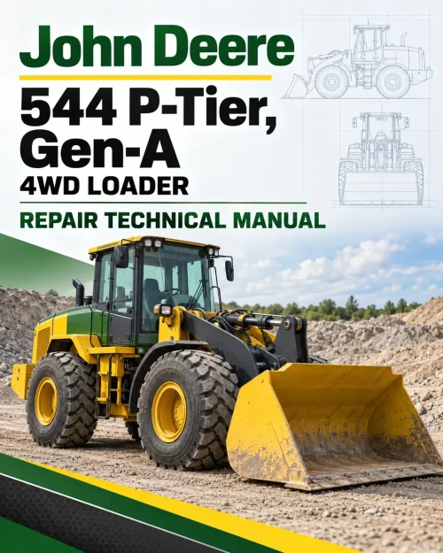 John Deere 544 P-Tier, Gen-A 4WD Loader Repair Technical Manual (S.N L_10283 - ) John Deere 544 P-Tier, Gen-A 4WD Loader Repair Technical Manual (S.N L_10283 - )
