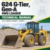 John Deere 624 G-Tier, Gen-A 4WD Loader Technical Manual (S.N LA00001,DA00001, CA00001 - )