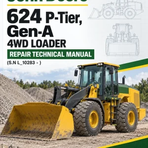 John Deere 624 P-Tier, Gen-A 4WD Loader Repair Technical Manual (S.N L_10283 - ) John Deere 624 P-Tier, Gen-A 4WD Loader Repair Technical Manual (S.N L_10283 - )
