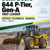 John Deere 644 P-Tier, Gen-A 4WD Loader Repair Technical Manual (S.N L_10283 - )