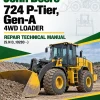 John Deere 724 P-Tier, Gen-A 4WD Loader Repair Technical Manual (S.N D_10283 - )