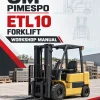 OM Pimespo ETL10 Forklift Workshop Manual OM Pimespo ETL10 Forklift Workshop Manual