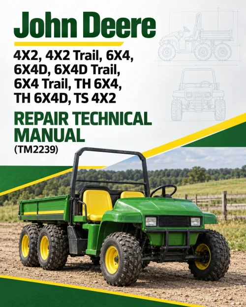 John Deere 4X2, 4X2 Trail, 6X4, 6X4D, 6X4D Trail, 6X4 Trail, TH 6X4, TH 6X4D, TS 4X2 Repair Technical Manual (TM2239) John Deere 4X2, 4X2 Trail, 6X4, 6X4D, 6X4D Trail, 6X4 Trail, TH 6X4, TH 6X4D, TS 4X2 Repair Technical Manual (TM2239)