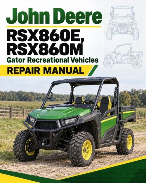 John Deere RSX860E, RSX860M Gator Recreational Vehicles Repair Manual (S.N after 010001-) John Deere RSX860E, RSX860M Gator Recreational Vehicles Repair Manual (S.N after 010001-)