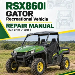 John Deere RSX860i Gator Recreational Vehicle Repair Manual (S.N after 010001-)