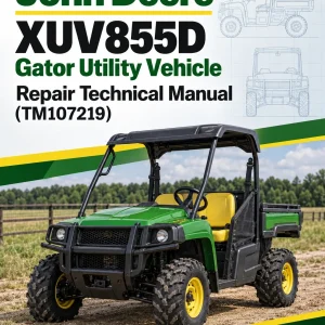 John Deere XUV855D Gator Utility Vehicle Repair Technical Manual (TM107219) John Deere XUV855D Gator Utility Vehicle Repair Technical Manual (TM107219)