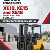 OM Pimespo XE12, XE15 and XE18 Series 4016 , 4017 Forklift Workshop Repair Manual OM Pimespo XE12, XE15 and XE18 Series 4016 , 4017 Forklift Workshop Repair Manual