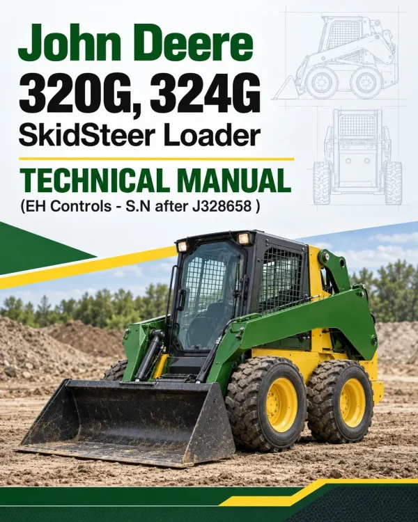 John Deere 320G, 324G SkidSteer Loader Technical Manual (EH Controls - S.N after J328658 )