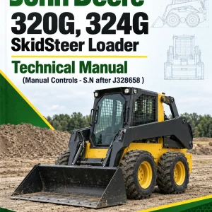 John Deere 320G, 324G SkidSteer Loader Technical Manual (Manual Controls - S.N after J328658 )