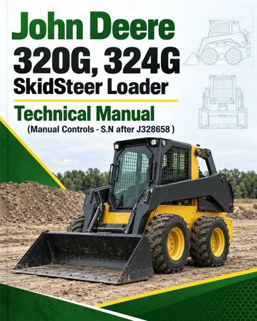 John Deere 320G, 324G SkidSteer Loader Technical Manual (Manual Controls - S.N after J328658 )