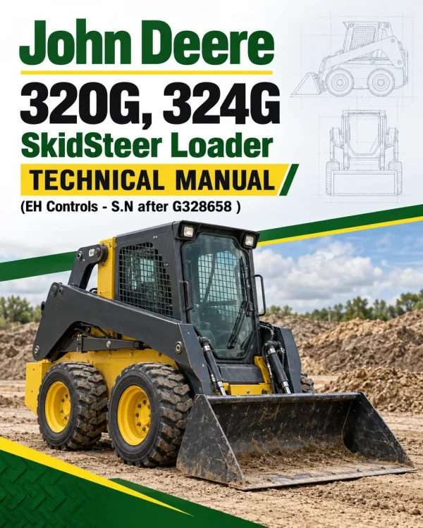 John Deere 320G, 324G SkidSteer Loader Technical Manual (EH Controls - S.N after G328658 )