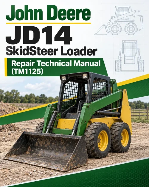 John Deere JD14 SkidSteer Loader Repair Technical Manual (TM1125) John Deere JD14 SkidSteer Loader Repair Technical Manual (TM1125)