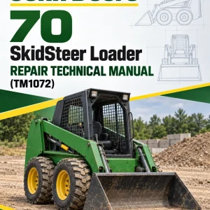 John Deere 70 SkidSteer Loader Repair Technical Manual (TM1072) John Deere 70 SkidSteer Loader Repair Technical Manual (TM1072)