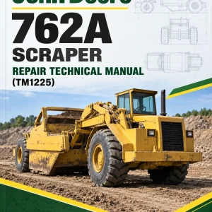 John Deere 762A Scraper Repair Technical Manual (TM1225)