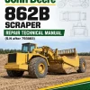 John Deere 862B Scraper Repair Technical Manual (S.N after 793083)