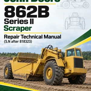 John Deere 862B Series II Scraper Repair Technical Manual (S.N after 818323)