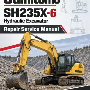 Sumitomo SH235X-6 Hydraulic Excavator Repair Service Manual
