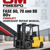 OM Pimespo Fase 60, 70 and 80 80v Forklift Workshop Repair Manual OM Pimespo Fase 60, 70 and 80 80v Forklift Workshop Repair Manual