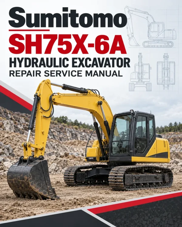 Sumitomo SH75X-6A Hydraulic Excavator Repair Service Manual Sumitomo SH75X-6A Hydraulic Excavator Repair Service Manual