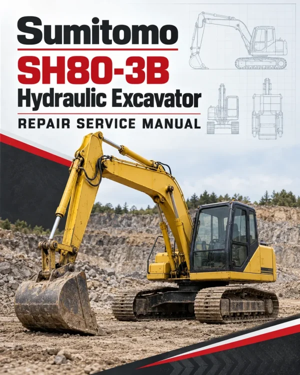 Sumitomo SH80-3B Hydraulic Excavator Repair Service Manual Sumitomo SH80-3B Hydraulic Excavator Repair Service Manual