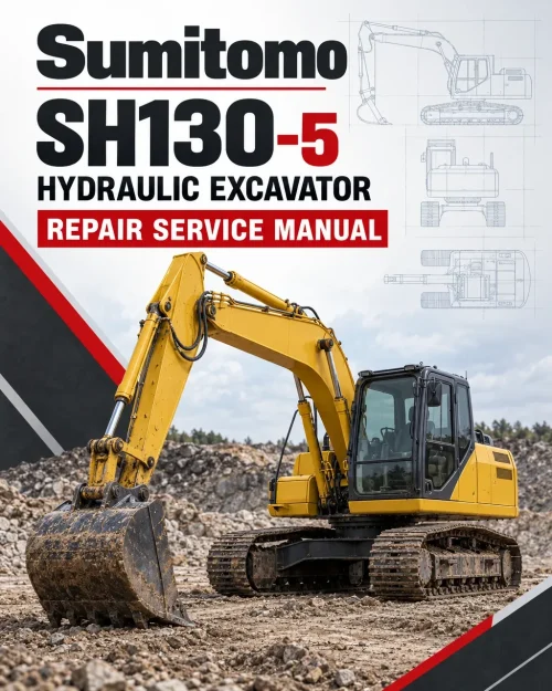 Sumitomo SH130-5 Hydraulic Excavator Repair Service Manual