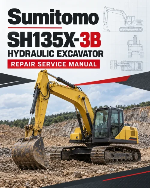 Sumitomo SH135X-3B Hydraulic Excavator Repair Service Manual Sumitomo SH135X-3B Hydraulic Excavator Repair Service Manual