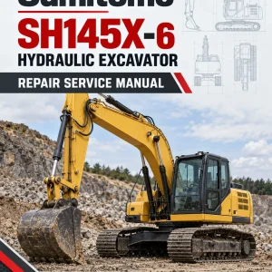 Sumitomo SH145X-6 Hydraulic Excavator Repair Service Manual